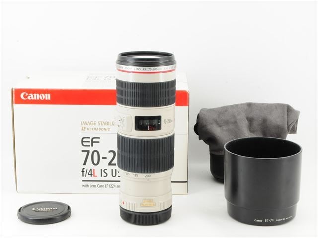 [ Near MINT ] Canon EF 70-200mm f/4 L IS USM Lens From Japan #25139K