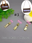Zipper Puller Slider Replacement for Nano Speedy Mini Pillow Bag Mahjong Purse