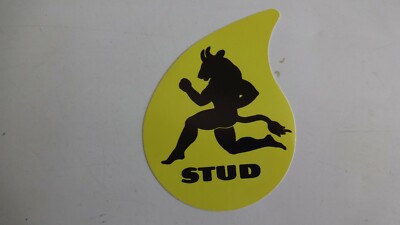 STUD STICKER DECAL Racing Hardhat Oilfield Roughneck Toolbox Welder Drilling