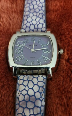 New Purple Bijoux Terner Analog Wristwatch with Buckle Band and Quartz Movement