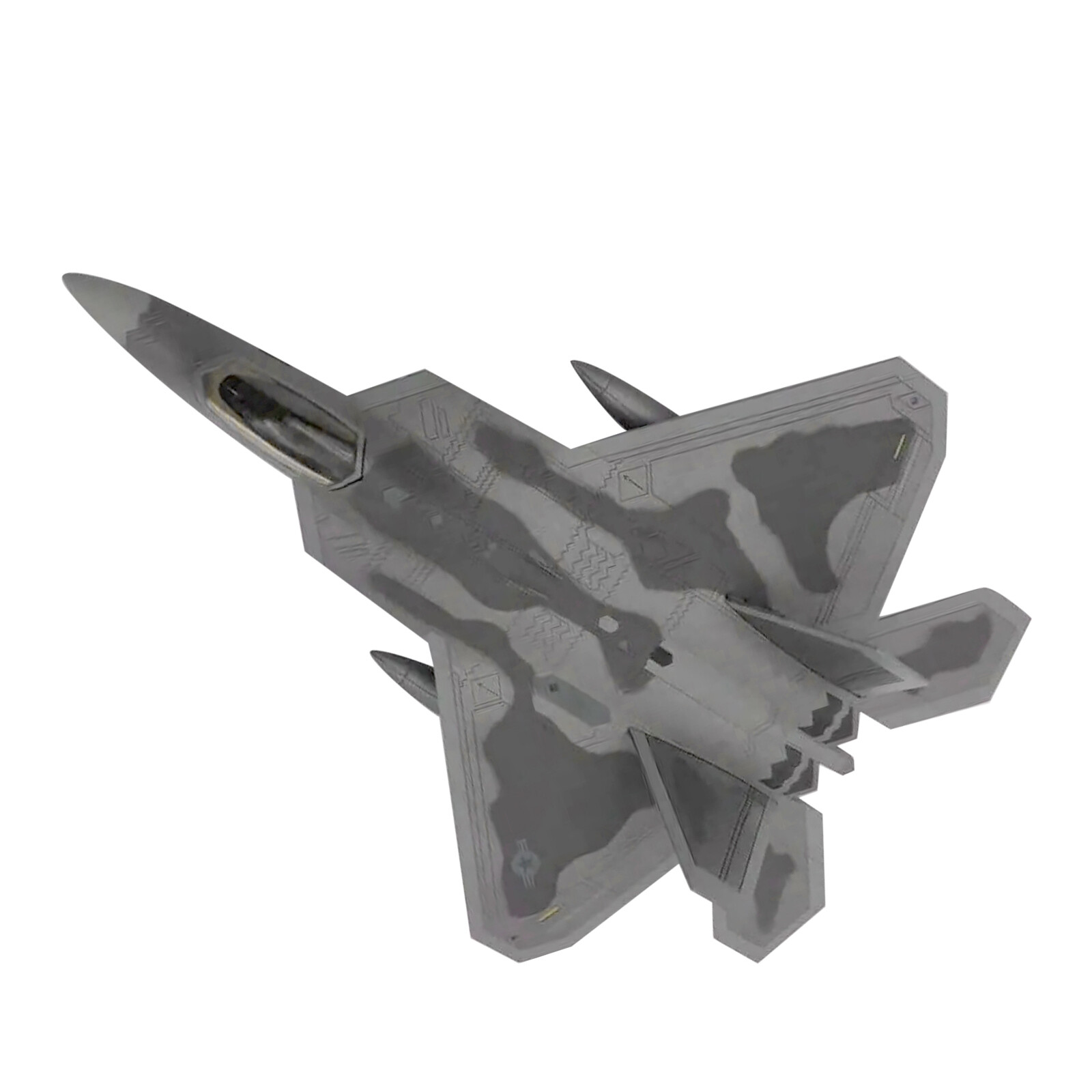 F-22 Fighter Bomber Aircraft Diecast Army Fighting Jet 1/72 Airplanes Model Toy