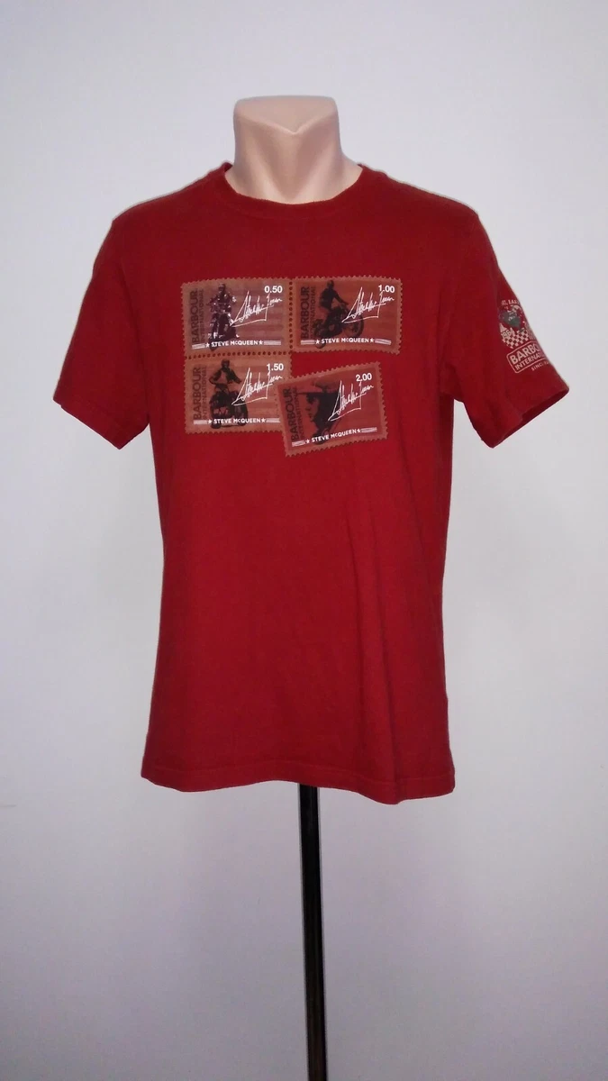 Vintage shirt Barbour Steve mcQueen 2014 1964 Casual marks Mens