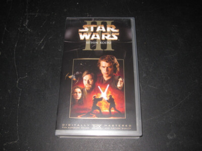 STAR WARS EPISODE FINNISH VHS SITHIN KOSTO RARE! REVENGE OF THE  SITH