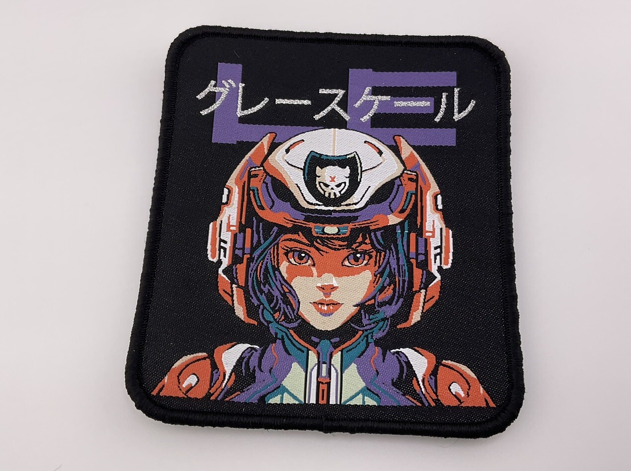 Castle Grayscale CxG Unmasked Gundam Gal Meetup Exclusive Woven EDC Pouch Patch