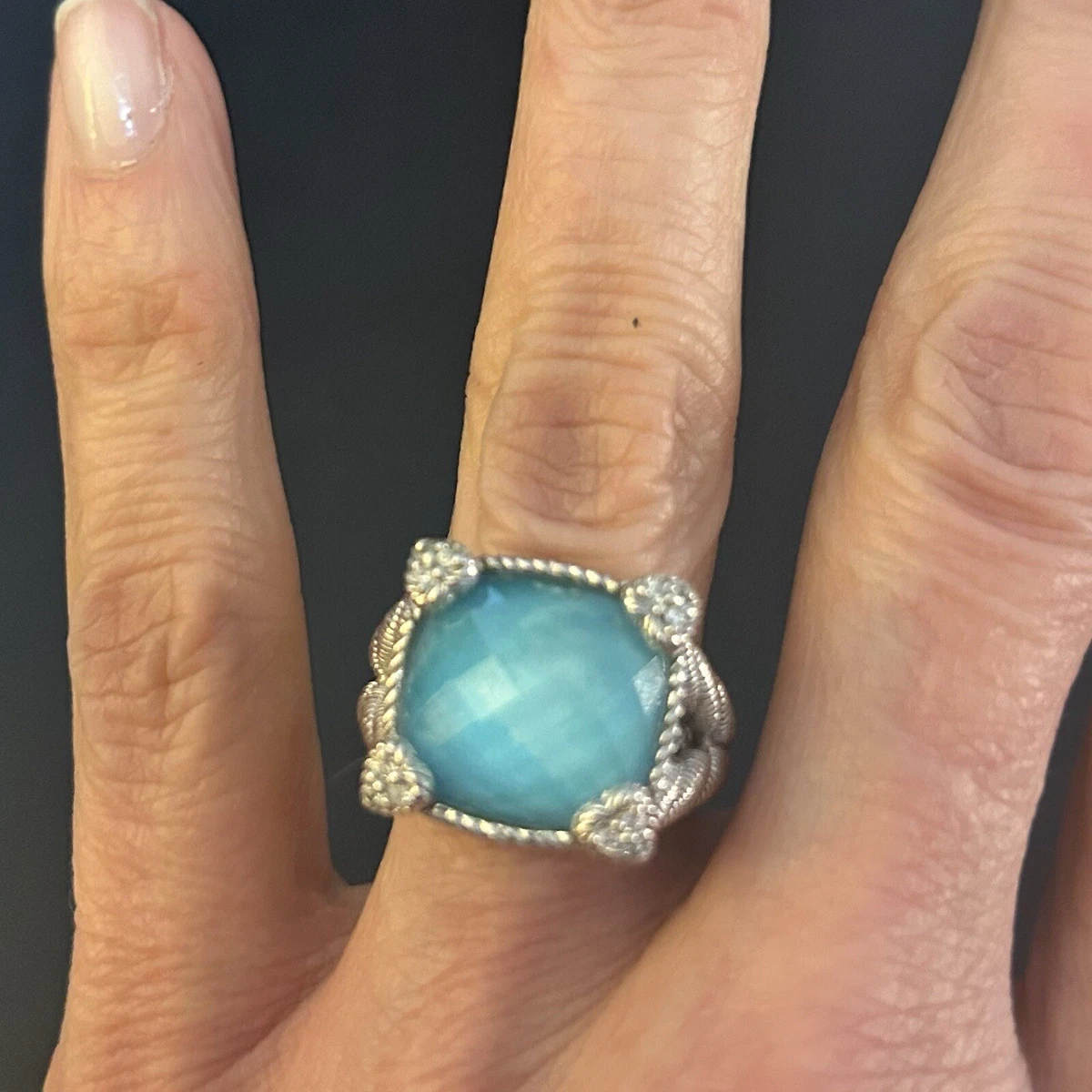Judith ripka turquoise on sale ring