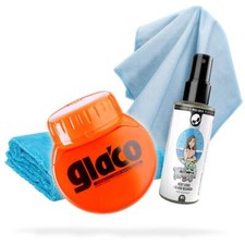 Scheibenversiegelung Glaco Auto Soft99 Roll On Large 120ml + Glasreiniger + Tuch