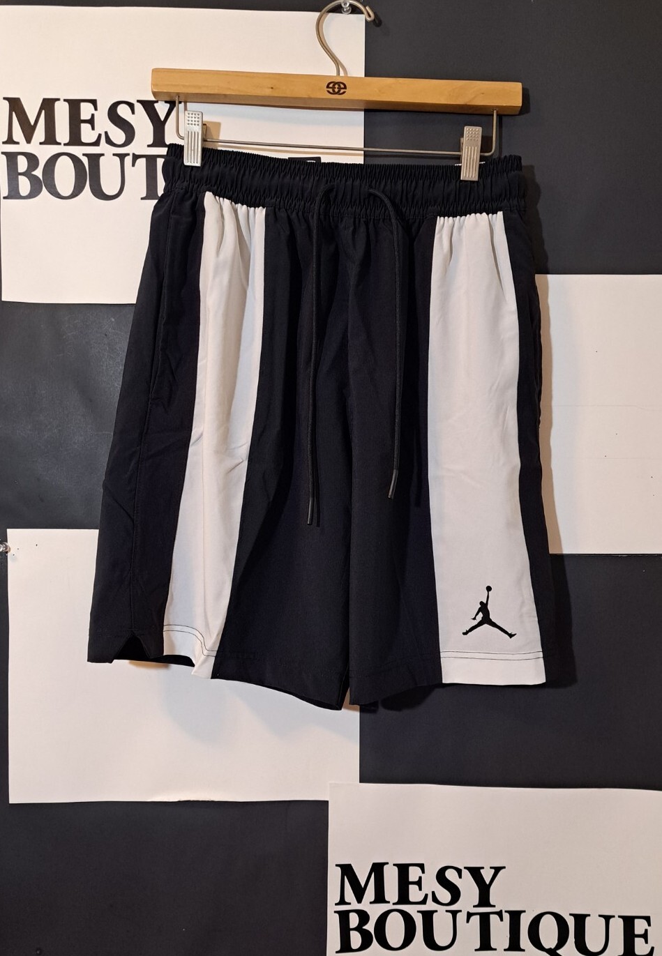 Jordan Dri-FIT Air Mens Woven Basketball Shorts Blk Sz Medium CZ4773-010 thumbnail 2