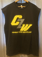 Combat Zone Wrestling - 2021 Logo - Staff Issued Shirt - Size XL - AUTHENTIC
