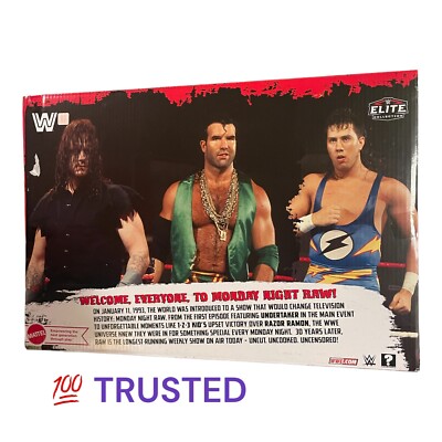 undertaker＆RAZOR RAMON WWE Elite RAW 30th Anniversary Collector Set Undertaker Razor