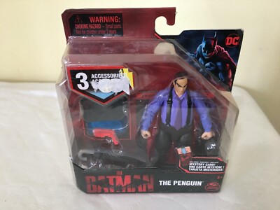DC Comics The Penguin 4-inch Action Figure w/ 3 Accessories Batman NEW
