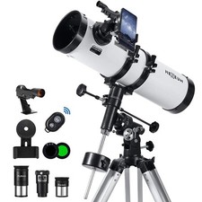 Hexeum Short Tube v Newtonian Equatorial Reflector Telescopes