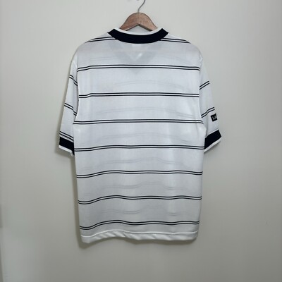 Vintage 90s Nike USA Soccer Jersey Black White Sz M Kit Law Five