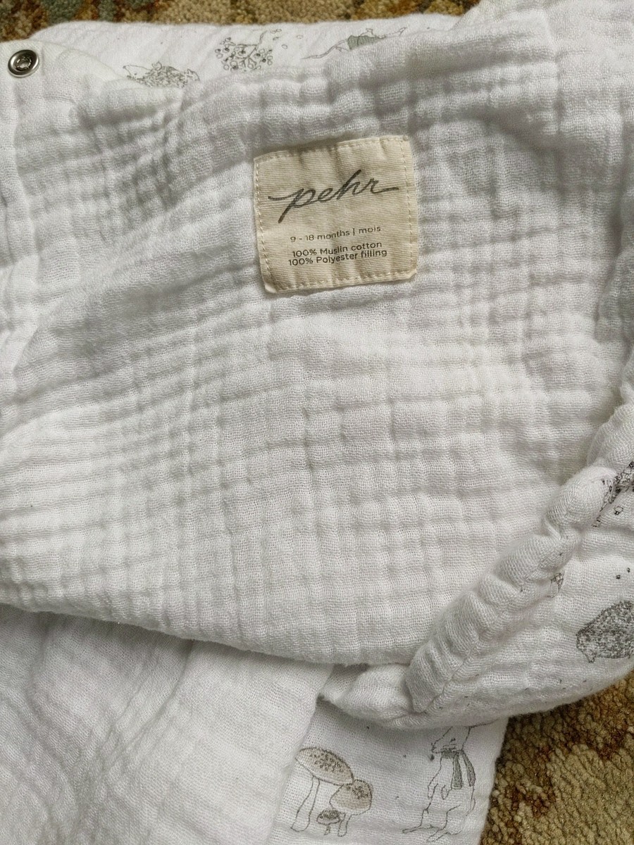 Pehr Sleep Sac tog??? 9-18 mos woodland scene some discoloration