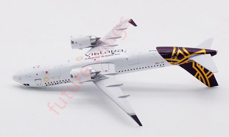 1:200 InFlight200 Vistara Airlines A320-200 VT-TQD Aircraft