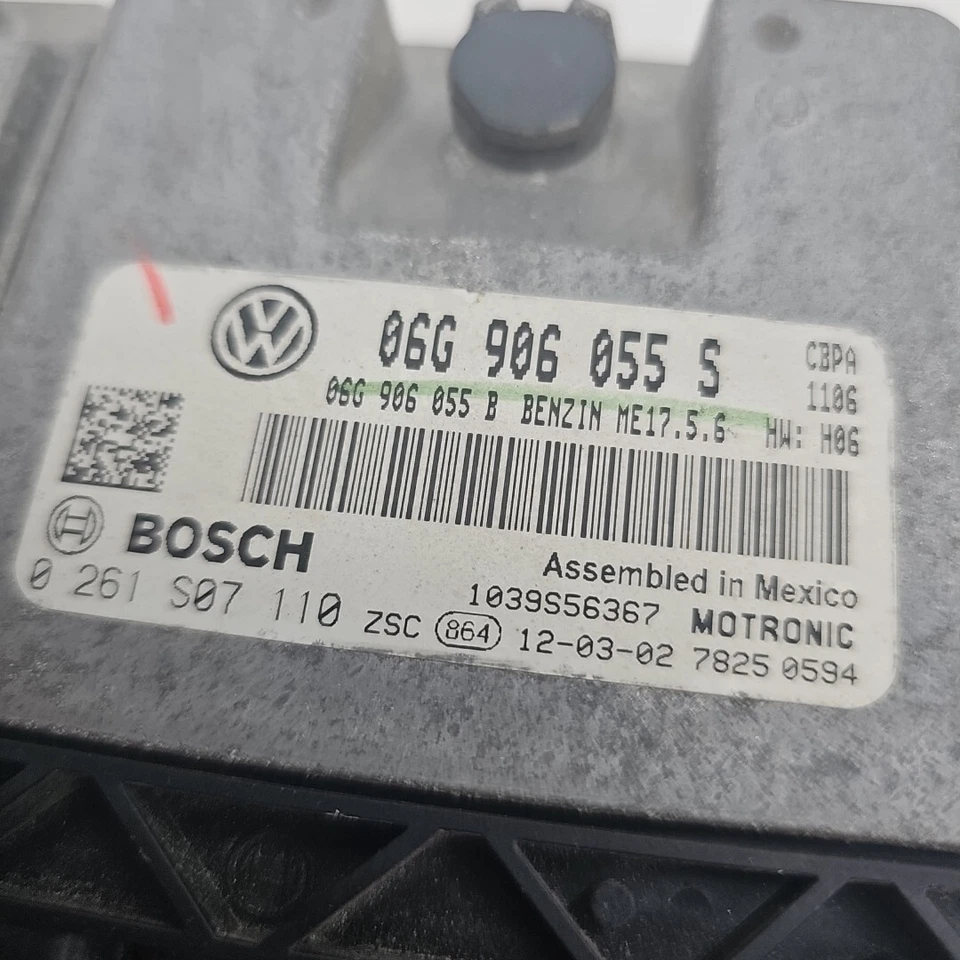Engine ECM Control Module 2.0L Fits 11-12 JETTA 06G 906 055 S 06G906055S - Image 2 of 3