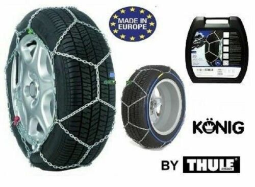 Catene Da Neve Omologate Ö-Norm TUV SMC 9mm - Per Pneumatici 245/45 R17, Ideali Per Neve E Ghiaccio