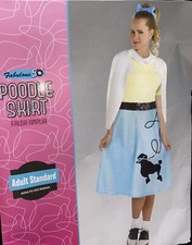 Fabulous 50's Poodle Skirt Adult Women's Costume Standard Size Fast Shipping