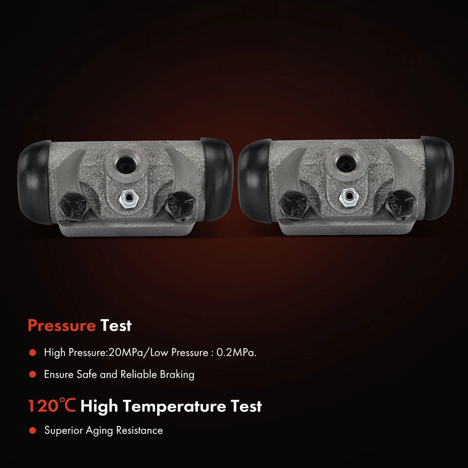 2x Rear Driver & Passenger Drum Brake Wheel Cylinder for Chrysler Plymouth Dodge - Image 4 of 4