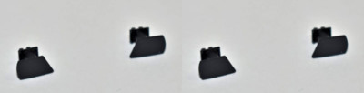 9011DM trapezoidal repulsors FS D445 shuttle col. BLACK pack 4 pcs 1:87 scale