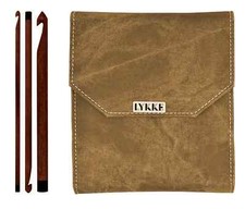 LYKKE ::Umber Crochet Hooks 6" Set:: in Umber Pouch