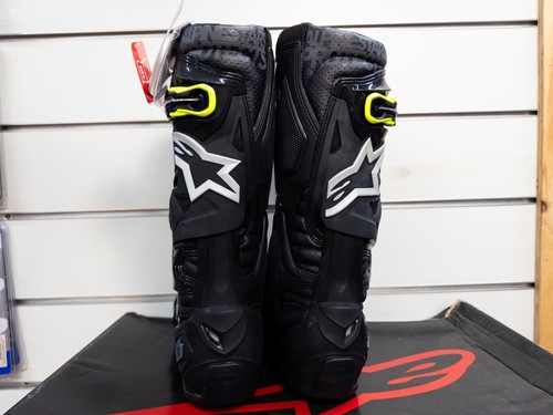 ALPINESTARS TECH 10 SUPERVENTED MOTORCYCLE BOOTS BLK/HUE - SIZE 9 - Picture 4 of 5