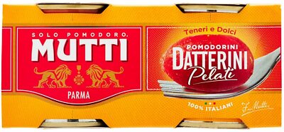 Mutti Geschält Tomaten Italy Cocktail-Tomaten Süße Sauce 2x Dose