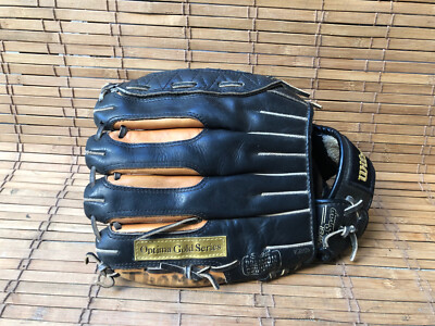 WILSON OPTIMA GOLD SERIES SOFTBALL GLOVE OG11 A9830 MADE IN KOREA THROWS RIGHT