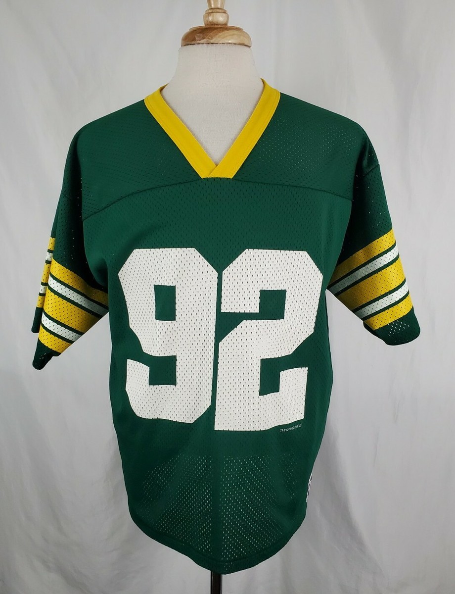 Vintage 90s Logo 7 Green Bay Packers Reggie White #92 Jersey