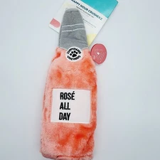 Zippy Paws Happy Hour Crusherz Vineyards Rose All Day Squeaky Plush Dog Toy