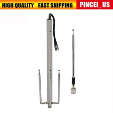 0-2.4G All Band Antenna with 5.9" Feeder Cable Connector M Female for SDR Radio