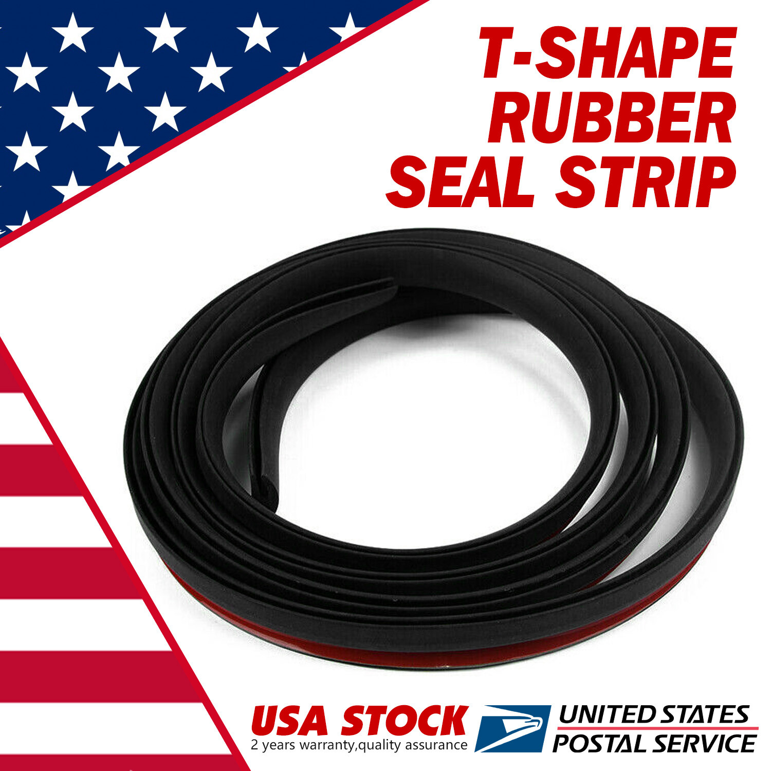 32FT T-Shape Car Door Rubber Seal Strip Hood Trim Edge Moulding Weatherstrip 10M