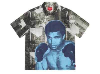 トップス Supreme Muhammad Ali Zip Up S/S Shirt M supreme Muhammad Ali Zip Up S/S Shirt Medium | eBay