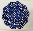 Polish pottery stoneware Boleslawiec egg dish — photo 1