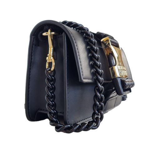 VERSACE borsa pochette a mano + tracolla da donna 73VA4BS2 nera - Picture 2 of 4