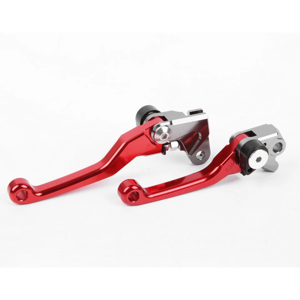 Fit Honda CRF450R 2002-2020 CRF250R 2004-2020 Pivot Clutch Brake Levers US Red Foto 4 de 4