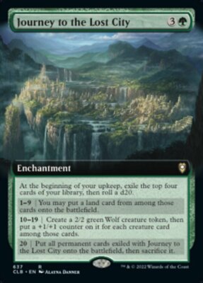 x1 Journey to the Lost City - Extended Art R MTG Commander Legends