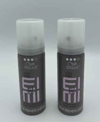 Wella  EIMI STAY FIRM Workable Finishing Hairspray 1.5 oz  Lot Of 2  Travel Size