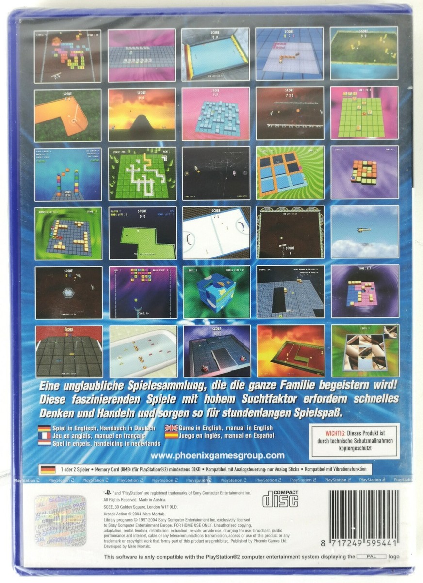 Jeu THE ARCADE – Sony PlayStation 2, Complet, Bon état