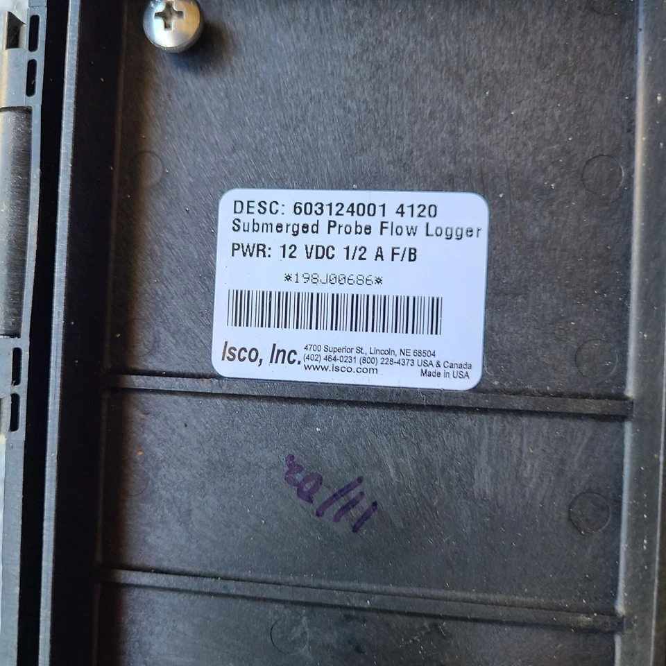 ISCO 603124001 4120 / 603224064 Case PH Probe / Meter / Temp Untested Sampler - Image 4 of 4