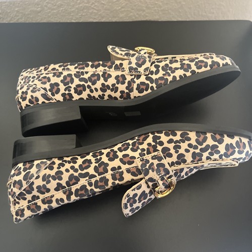 NWOB Stuart Weitzman Cheetah Print Suede Loafers . Size 5.5 M - Picture 5 of 7