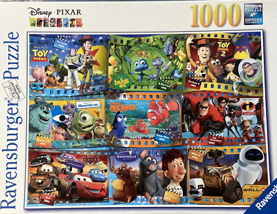 Vintage Disney Pixar Characters 1000 Premium Puzzle 20x27