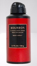 1/BATH  BODY WORKS BOURBON Men's Collection Body Sprays Deodorant Full Size New