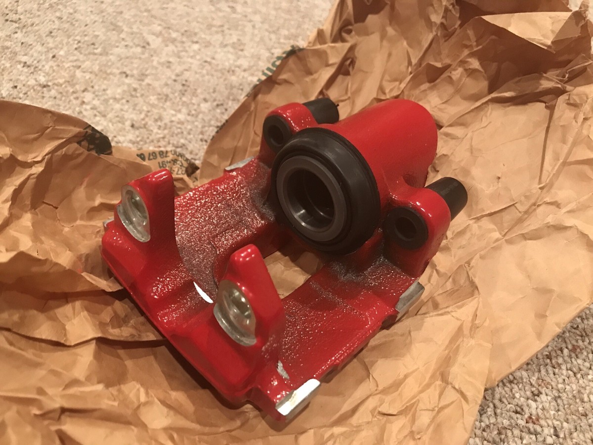 BMW M3 Brake Caliper Left Rear Red 34217845137 New OEM | eBay 