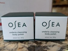 OSEA-Undaria Cleansing Body Polish 1oz/30mL Travel Size NEW in Box-Lot of 2(B28)