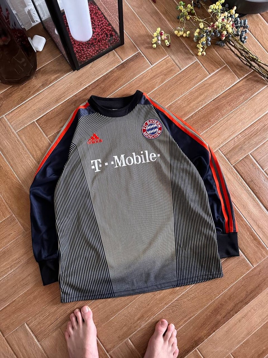 Bayern Munich #1 Oliver Kahn Adidas Mens Soccer Goalkeeper Jersey