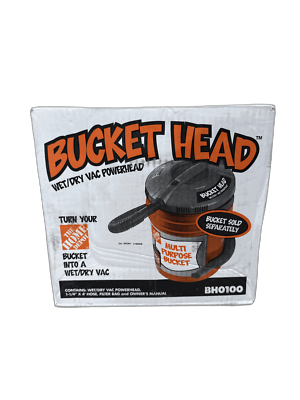 【未使用】THE   Bucket Head クリーナー Bucket Head 5 Gallon 1.75 Peak HP Wet/Dry Vacuum Powerhead w