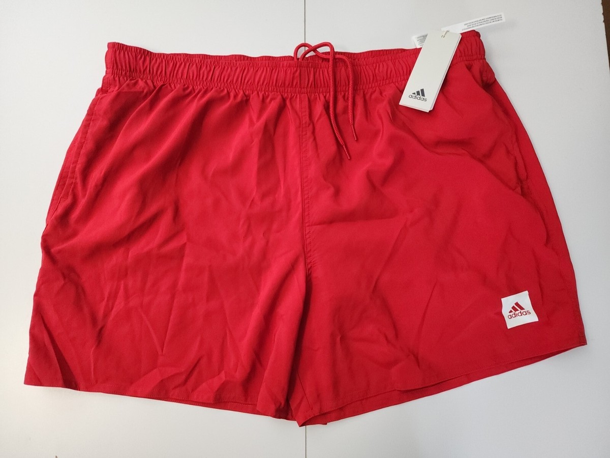 Clothing Adidas Red Swim Shorts Adidas Badge Of Sport Boys Swim