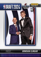 Donovan Clingan - 2024-25 Panini Instant NBA Draft Night #4 DN-4 1/385