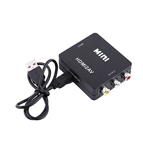 PUSOKEI Digital HDMI to RCA,HD Video Converter, 720p/1080p Mini HDMI to (i0Q)