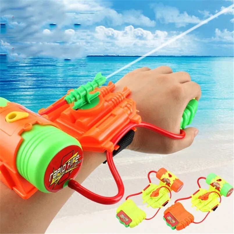 1 Pistola De Agua Cargador Muñeca Juegos Verano Niños Jardín Playa Diversión